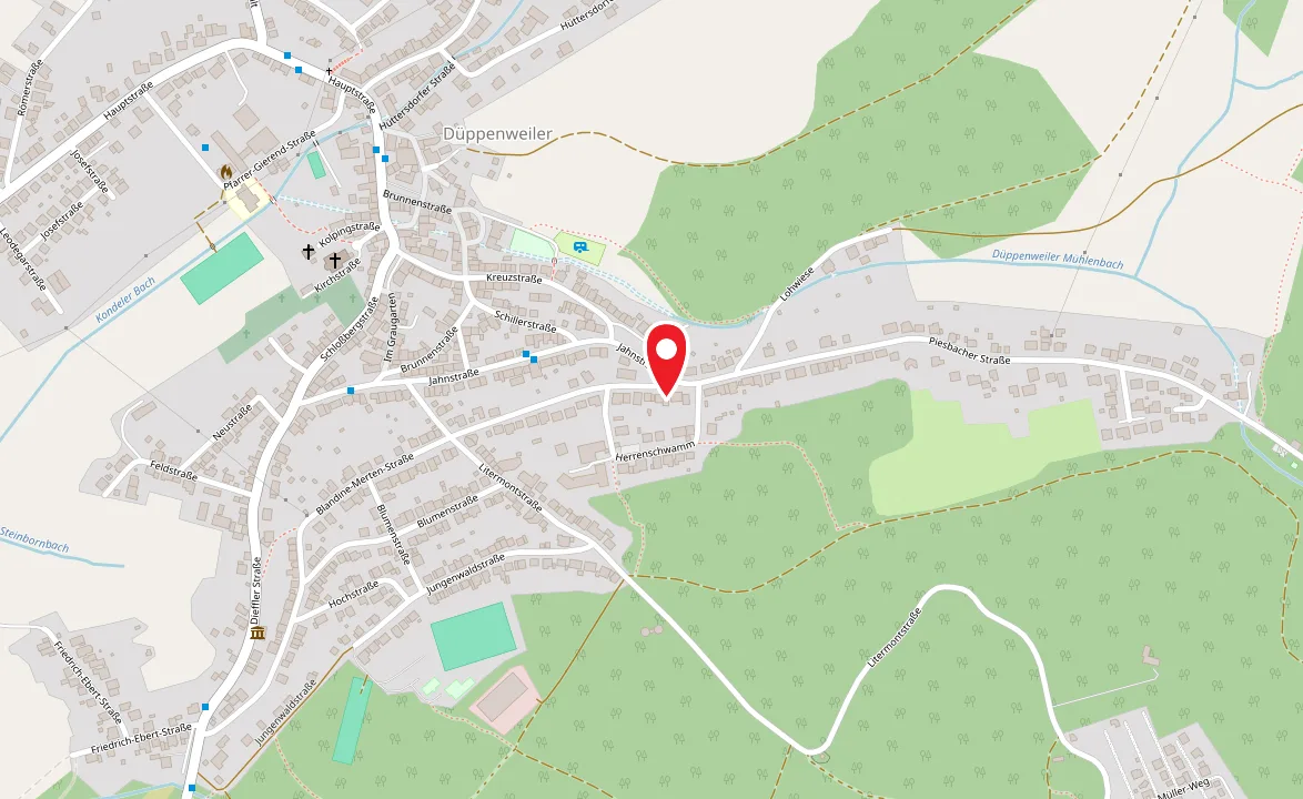 Karte: Malerbetrieb Steffen Wünsch, Blandine-Merten-Straße 90 in Beckingen-Düppenweiler