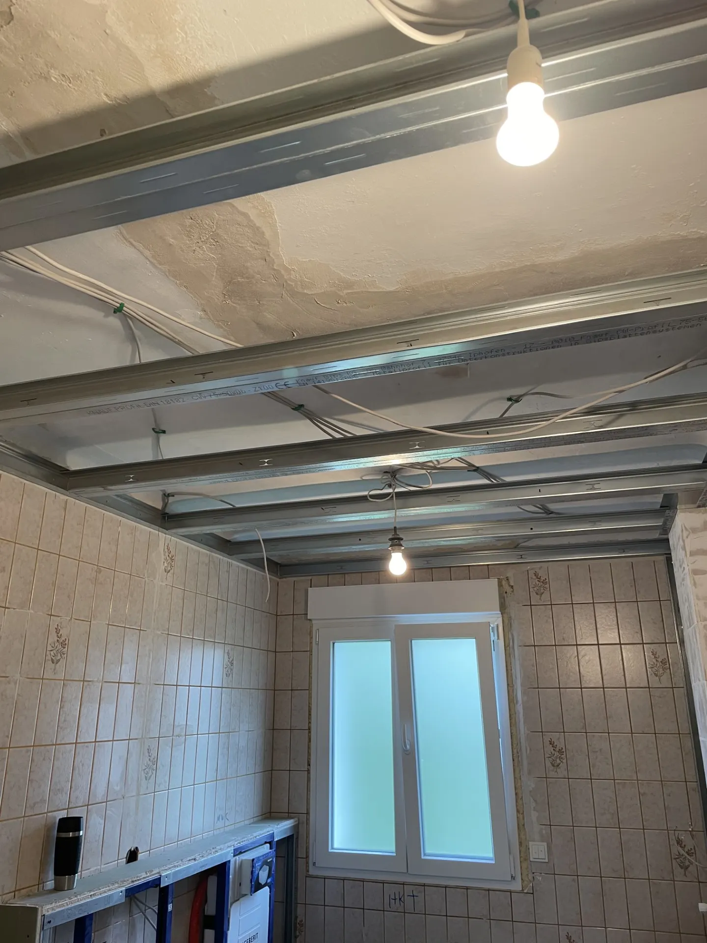 Unterkonstruktion für eine abgehängte Decke